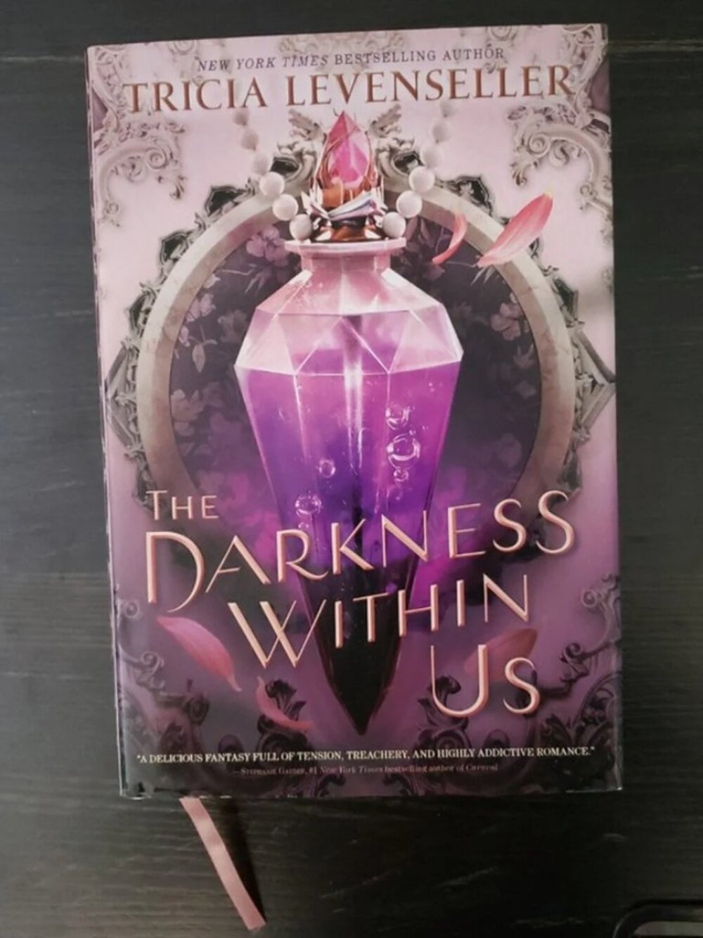 The Darkness Within Us by Tricia Levenseller. Hardcover Book. Romantasy.